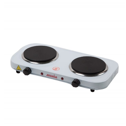Anafe Electrico 2 Hornallas Brogas An02p | Brogas
