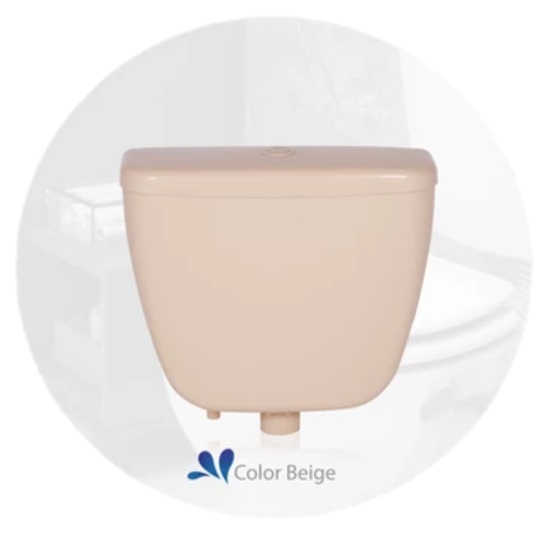 Mochila Plastica Conexión Fuelle Luxury Inyectado 14 Lts - Simil Loza Beige  | Concorplast