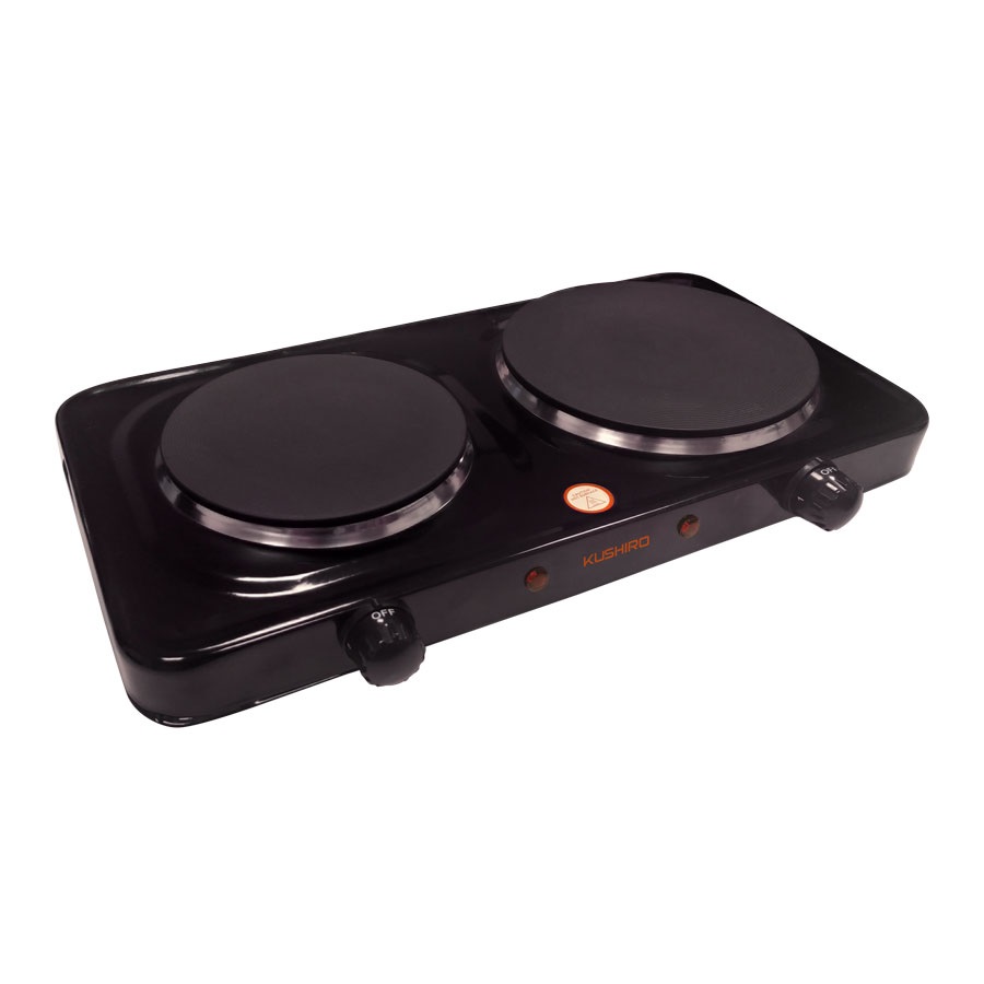 Anafe Eléctrico 2 Hornalla - 1500w-1000w Kushiro Aek2500 | Kushiro