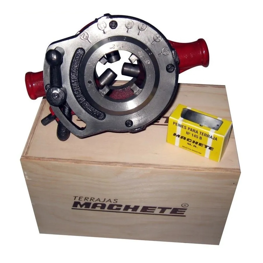Terraja Gas De 1/2 A 2 Nº145b C/madera | Machete
