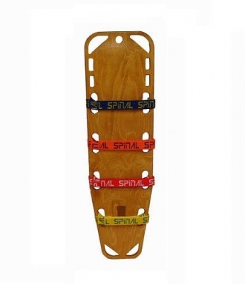Tabla Inmovilizadora Madera Tipo Same Para Traslado Con 3 Cintos.