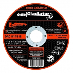 Disco Corte Gladiator 230mm 1.8mm Plano