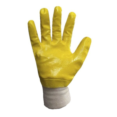 Par Guante Nitrilo Amarillo Liviano Puno Tejido Gamisol N1004