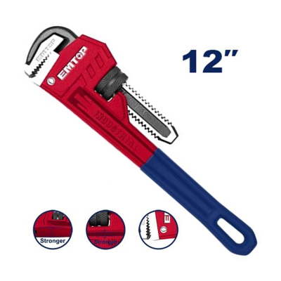 Llave Para Caño Stilson Industrial 300Mm Max.42Mm Emtop Epwh1201