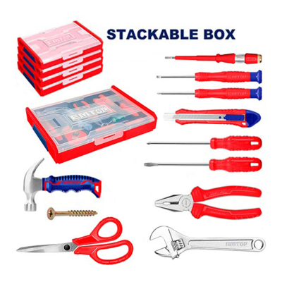 Set De Herramientas 51 Pzs En Box Emtop Ehtsv01H51