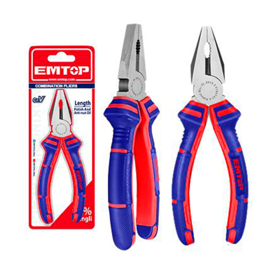 Pinza Universal 180Mm Ac.carbono Mango Grip Emtop Eplrc0711