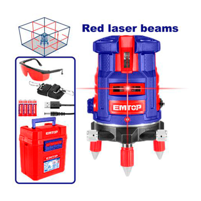 Nivel Laser De Linea Autonivelante 30 Mts Emtop Esle53001