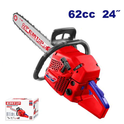 Motosierra Heavy-Duty 62Cc 24-605Mm Emtop Egcs24621
