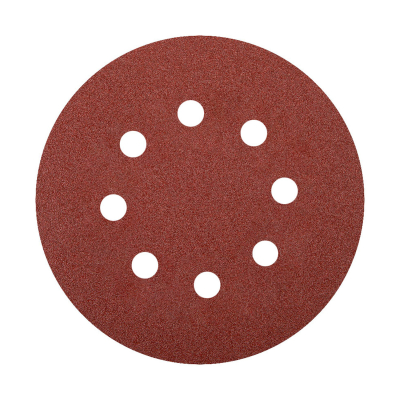 Disco De Lija 125Mm C/Velcro 8Perf Gr.240 Barovo Dli-Vp24