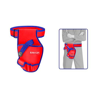 Cartuchera Porta Atornillador Con Cinturon Emtop Etbg48034