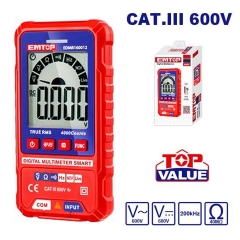 Multimetro Digital Cat Iii 600v Rms 4000 Emtop Edmr160012