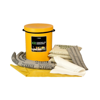 Kit Para Control De Derrames 100 Lts Anken