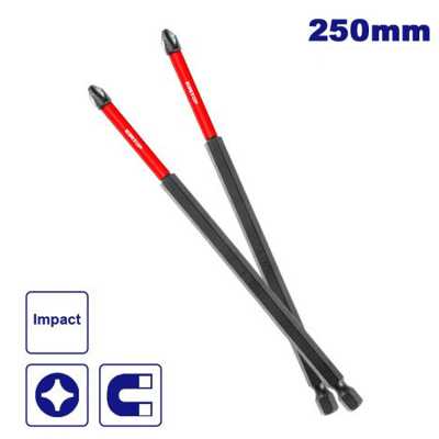 Punta Magnetica Alto Impato Ph2X250Mm X Unidad Emtop Esbtmph2103-1