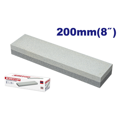Piedra De Afilar Doble Faz 200X50X25Mm Emtop Esst082001