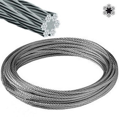 Cable Acero Galv. 6 X 7+1  2 Mm X Mt
