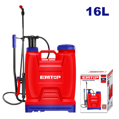 Mochila Para Fumigacion 16 Lt 4,5 Bar Emtop Espp41602