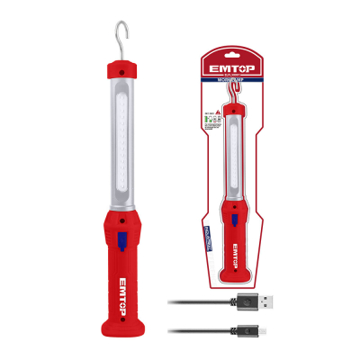 Linterna De Trabajo 300 Lumens Usb Emtop Elfl30001