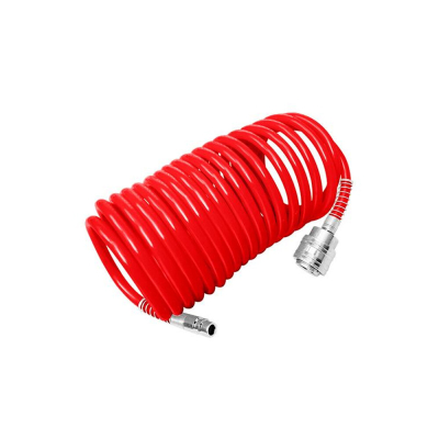Manguera Espiralada Pu 10Mt 5X8Mm Acople Usa Emtop Ulahe1001