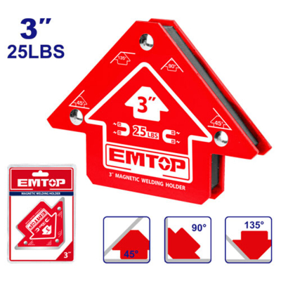 Escuadra Magnetica 3Pulg 304Gr 120X83X14Mm Emtop Emwh25032