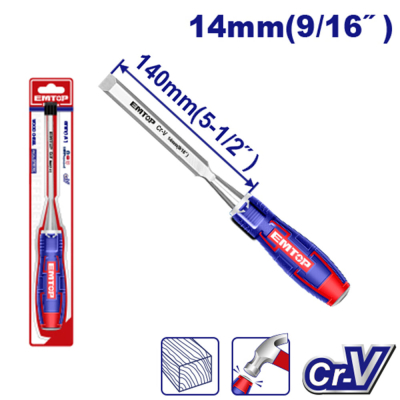 Formon Para Carpintero Crv 14Mm Emtop Ewcl1401