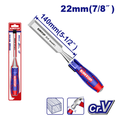 Formon Para Carpintero Crv 22Mm Emtop Ewcl2201