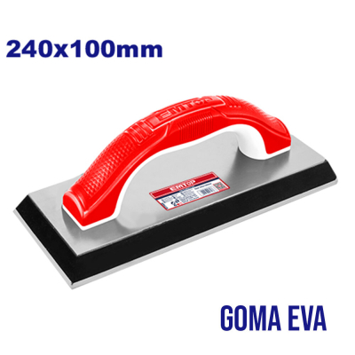 Fratacho De Goma 19Mm  240X100Mm Emtop Ergf24108