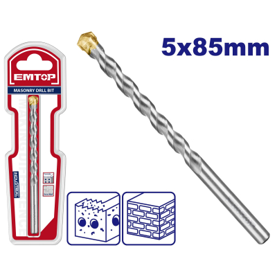 Mecha Punta Widia 5X85Mm Emtop Indutrial Ecdb020585