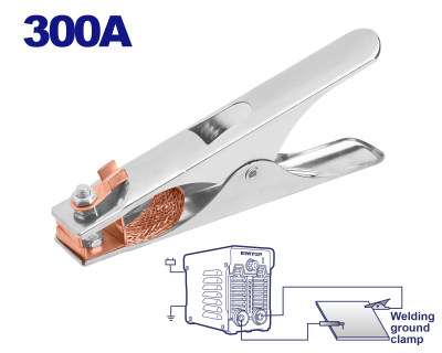 Pinza Para Masa 300A Puente De Cobre Emtop Emeh9A03