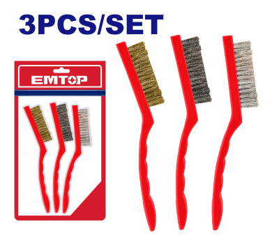Set Cepillo Manual 9 Pulg Nylon, Acero Y Laton Emtop Embh3609