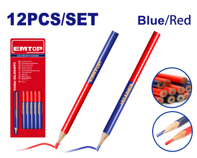 Lapiz Carpintero Bicolor Emtop Emmq2512 Min 12U