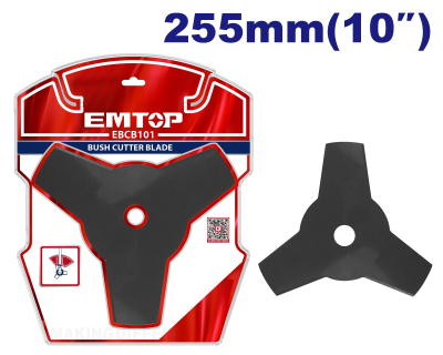 Cuchilla Corte Desmalezadora 255Mm Emtop Ebcb101