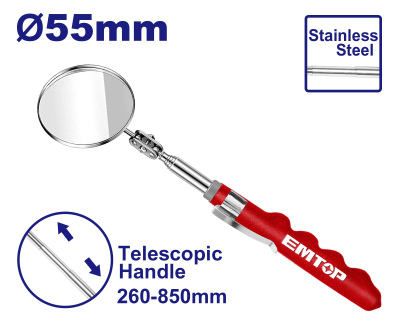 Espejo Telescopico 55Mm X 260 A 850Mm Top Value Emtop Emtu2655