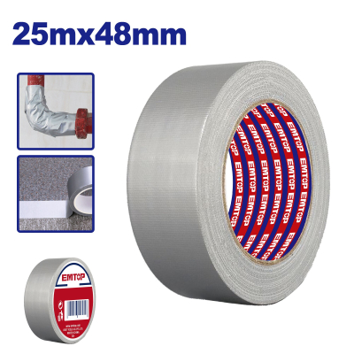 Cinta Duct Tape Gris 48Mm X 25Mt Etmop Emvt2H12