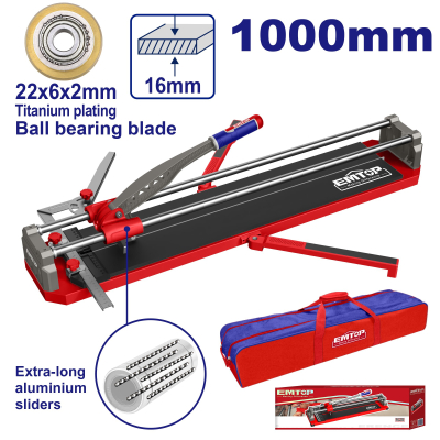 Cortadora De Ceramicos 1000Mm-16Mm Super Emtop Etcr1006