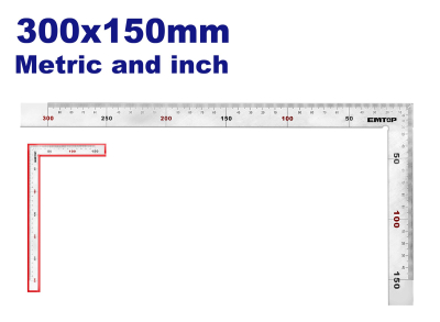 Escuadra Ac Inox 300X150Mm Top Value Emtop Emsr4330