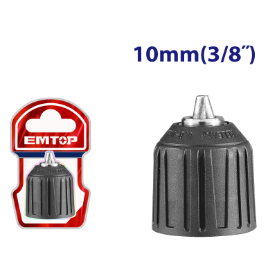 Mandril Autoajustable 0,8-10Mm Para Ecdl6200118-Ecdl200528-Ecdl20453 Emtop Ekcy1016