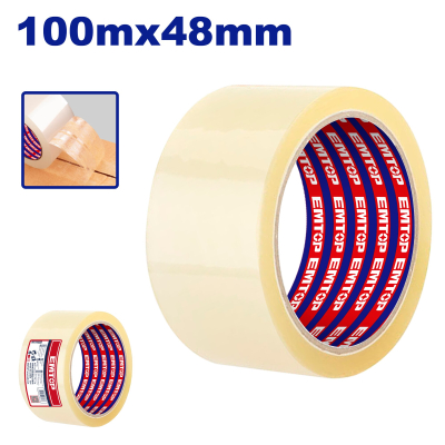 Rollo Cinta Embalar Incolora 48Mm X 100Mt Top Value Emtop Empn1H10