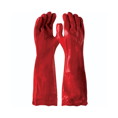 Par De Guante De Pvc Rojo 60 Cms Iram Toysa