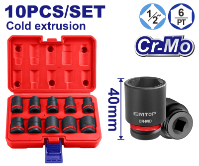 Juego De Tubos 10Pzs Alto Impacto Enc.1/2 10-24Mm Emtop Emss12101
