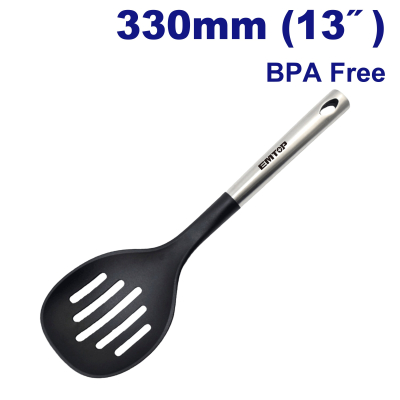 Espatula Espumadera Redonda Nylon Inox Bpa Free 35Cm Emtop Emsla2100