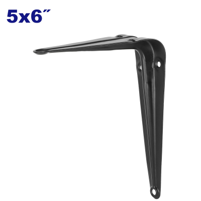 Mensula Negra 12X15Cm 0,8Mm 6 Aguj Tv Emtop Emzj3305