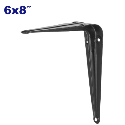 Mensula Negra 15X20Cm 0,8Mm 6 Aguj Tv Emtop Emzj3306