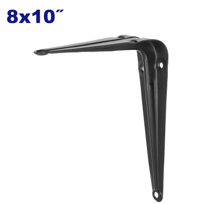 Mensula Negra 20X25Cm 1Mm 6 Aguj Tv Emtop Emzj3308