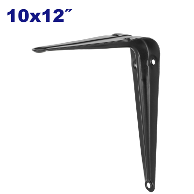 Mensula Negra 25X30Cm 1Mm 6 Aguj Tv Emtop Emzj3310