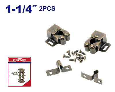 Set De 2 Retenes A Rodillo 1 1/4 C/Tornillos Bonceado Emtop Emdh1K14