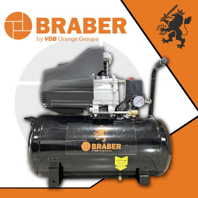 Compresor 2Hp 40Lts Braber Comp40(*)