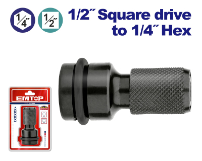 Adaptador Cuadrado A Hexagonal 1/2