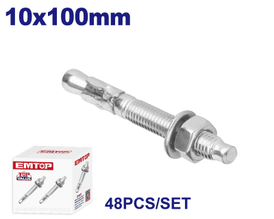 Perno De Anclaje Tipo Fwa 10X100Mm Emtop Emdq2534 Min 48U