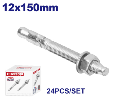Perno De Anclaje Tipo Fwa 12X150Mm Emtop Emdq2547 Min 24U