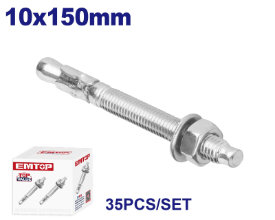 Perno De Anclaje Tipo Fwa 10X150Mm Emtop Emdq2537 Min 35U